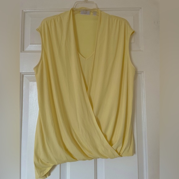 New York & Company Tops - New York and Company size large yellow top